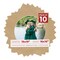 Beige Suede Mat Board for 19x19 Frames - Circle Opening for 16x16 Photos